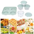 thumbnail image 1 of Contenedor de Aderezo para Ensaladas Material Pequeño de Grado Alimenticio Caja de Salsa Transparente Contenedores Fiambrera de Silicona Caja de Embalaje con Tarro de Contenedor ANGGREK Otros, 1 of 8