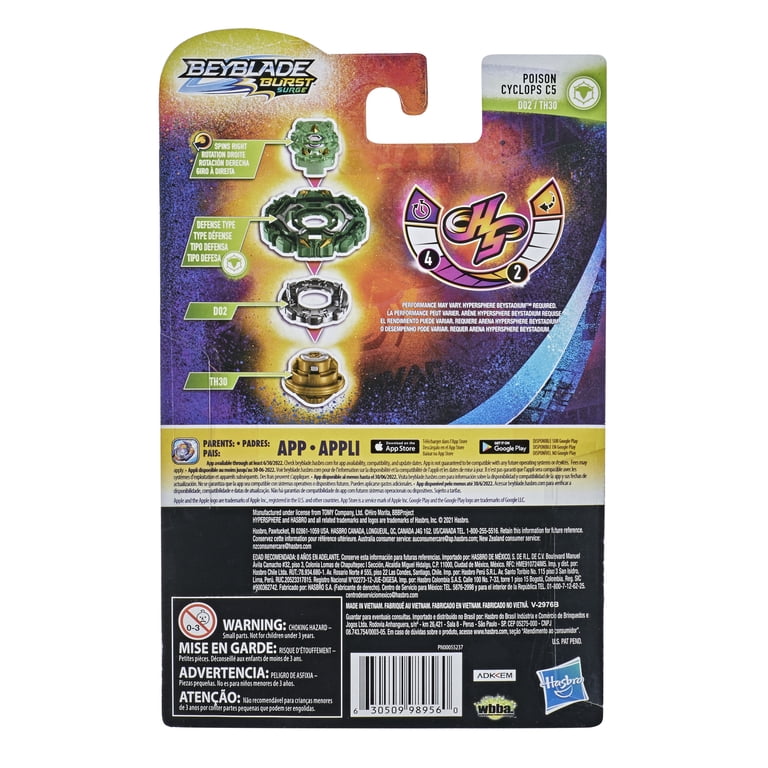 Beyblade Burst Surge F0621 - Tact Leviathan L5 + Lanceur - Neuf Sous Blister