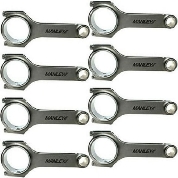 Manley Steel H-Beam Connecting Rods 14066R-8