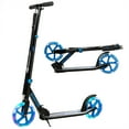thumbnail image 1 of Goplus Folding Sports Kick Scooter w/LED Wheels for Kids Teens Blue, 1 of 10