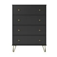 thumbnail image 4 of Owen 4 Drawer Dresser, Black, 4 of 9