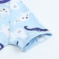 thumbnail image 5 of ATAIKU Infant Baby Boys Short Sleeve Romper 3M-3T Newborn Soft Cotton 2 Way Zipper Jumpsuit Toddler Summer Bodysuit - Dinosaur, 5 of 9
