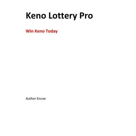 Keno Lottery Pro - eBook