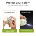 thumbnail image 3 of Riwesomey Llavero personal personal de la alarma de seguridad de la alarma 130DB con la luz estroboscópica Artesanía Púrpura+Verde+Rosa, 3 of 6
