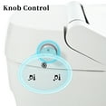 thumbnail image 4 of Smart Toilet with Built-in Heated Seat, One Piece Elongated Modern Toilet with Adjustable Temp Heated Seat  Auto Flush, Dual Flush Toilet 1/1.28 GPF, Foot sensor Flush,Knob Control, 4 of 7