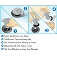 TubShroom Revolutionary Hair Catcher Drain Protector for Tub Drains (No