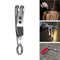 thumbnail image 2 of KALLORY Silver Key Hanging Object Attachment Bag Suspension Clip With Key Ring 1Set, 2 of 7