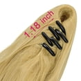 thumbnail image 4 of LELINTA 18" Pony Tail Hairpiece Long Curly Weave Hairpiece Jaw Claw Ponytail Hair Extension One Piece Clip in Synthetic Hair Extensions, 4 of 8