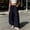 Black, variant on Womens Pants Leisure Lazy Wide Leg Trousers Loose Bloomer Pants Cuffed Ankle Pull Rope Full Length Pants ,Black ,M