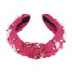 thumbnail image 5 of Accesorios para el cabello con diadema anudada de 1 pieza para mujeres en rosa claro, 5 of 5