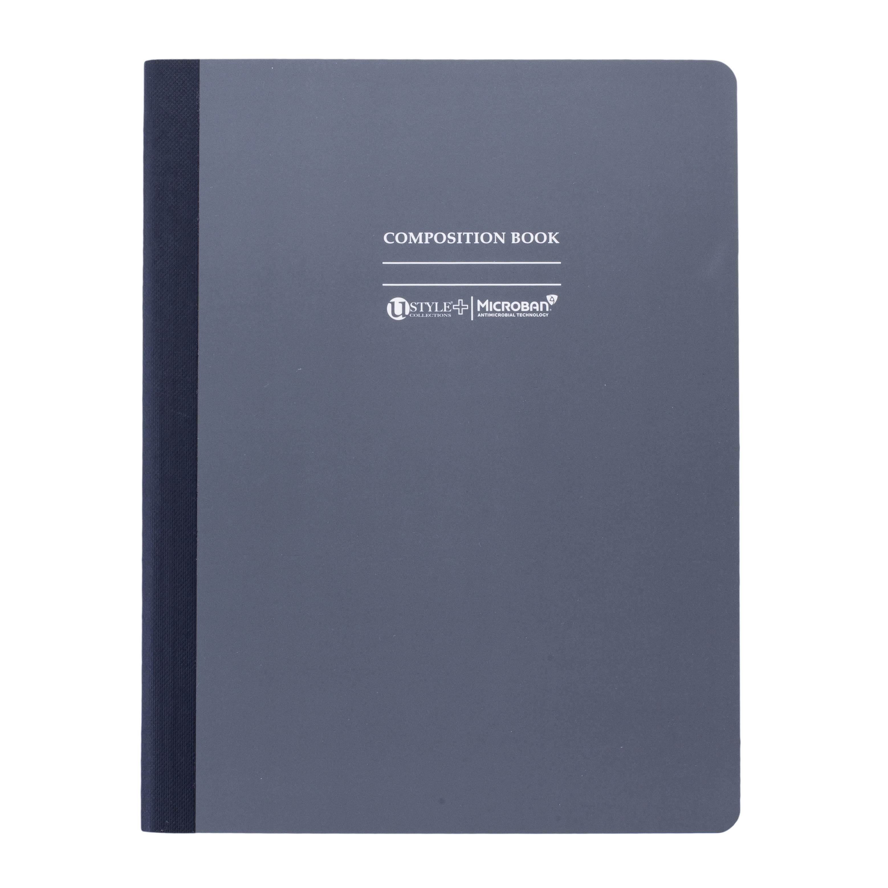 U Style Antimicrobial Composition Book with Microban, 100 Sheets ...