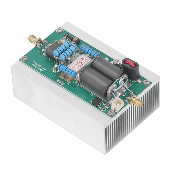 HF RF Linear Amp, Versatile Wide Energy Transmission DC12-16V Shortwave Power 1.5-54MHz for Intercom