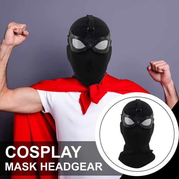 Comic Con Cosplay Outfits for Men, Adult Spider Manlike Cosplay Costume Jumpsuit, Full Body Breathable Spandex Spider Zentai Suit Halloween Superhero Cosplay Jumpsuit Gear, black, One Size