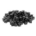 thumbnail image 1 of Opaco 16mm Dados de seis caras Juego de rol Juego de mesa juego Regalo X100 Negro perfke Dados opaca, 1 of 5
