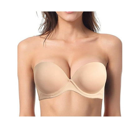 Convertible Underwire Bra LELINTA Women Push up Strapless Convertible Multiway Thick Padded Underwire Supportive Bra for Women's Wedding ()
