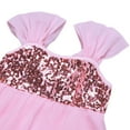 thumbnail image 4 of Miaeowve Kids Girls Lyrical Ballet Dance Dress Chiffon Sequins Sleeveless Straps Camisole Flowy Dresses Dancewear Pink 12, 4 of 7