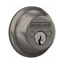 Schlage Double-Cylinder Deadbolt Lock B62NG619 Satin Nickel - Grade 1 - 1 Piece