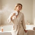 thumbnail image 6 of 1 Pc Silicone Body Scrubber Gentle Exfoliating Brush on Sensitive Skin Soft Shower Scrubber for Body, Hygienic Silicone Loofah Bathroom Essentials Brush for Women, Men, 3.93 Inch, Beige, 6 of 6