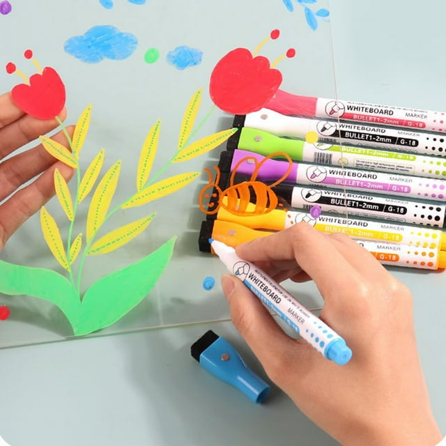 Double-Headed Art Pen 10ml Metal Pearlescent Painting Pigment Marker for Students Drawing Designs Versatile Line Work Colorful Expressions