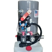 KTI Hydraulics 12 VDC Hydraulic Power Unit,Single Double Acting, 3 Quarts