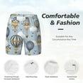 thumbnail image 5 of Balery Balloon Vintage Mens Swim Trunks Swim Shorts for Men Quick Dry Inseam Beach Shorts with Compression Liner Pocket-3X-Large, 5 of 9