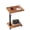 Natural, variant on Goldensoil C Table End Table, 360° Swivel and Adjustable Height, 15.7 x 11.8 x 31.5", Natural