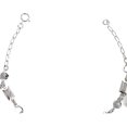 thumbnail image 3 of Pulsera San Judas Medallas Ojo Turco Plata Solida Ley 925 blanco Largo/Ancho: 19 cm (ajustable) x 3.5 mm, 3 of 3