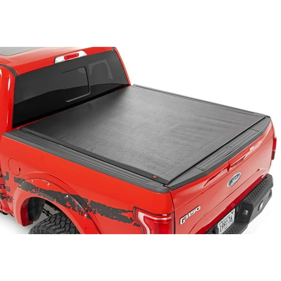 Rough Country Soft Roll-Up Bed Cover for 17-25 Ford Super Duty | 6'10 - 42517650