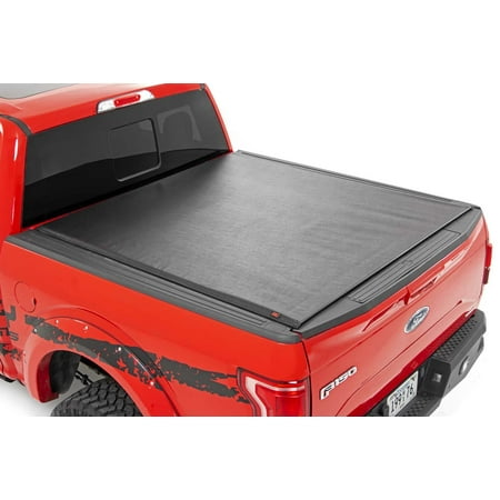 Rough Country Soft Roll-Up Bed Cover for 15-24 Ford F-150 | 5 7  - 42220550