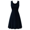 thumbnail image 1 of Robe en Coton à Col en U pour Femmes, Jupe-Culotte Tridimensionnelle, 1 of 2