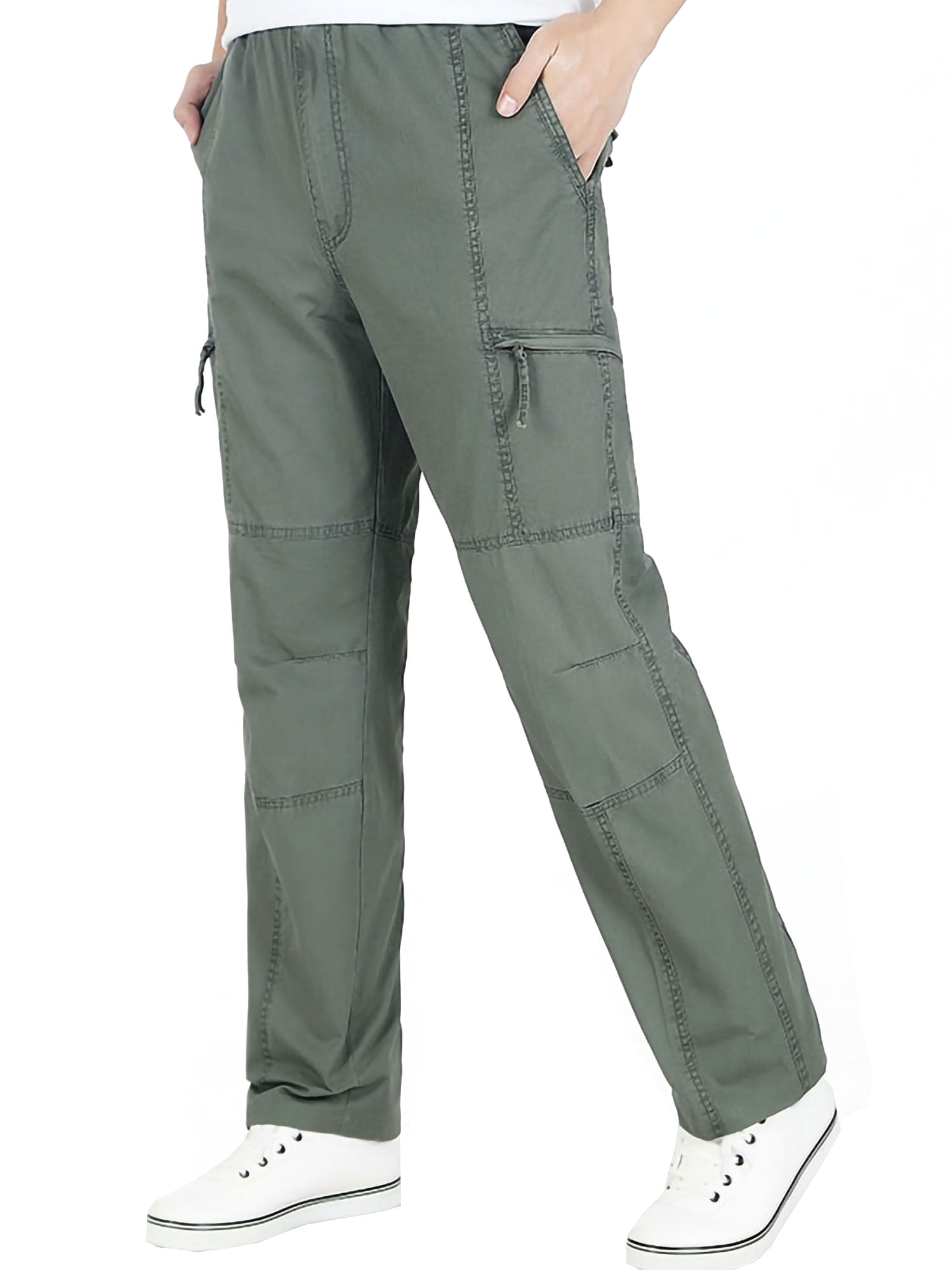 elastic waist hiking pants