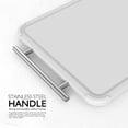 thumbnail image 3 of Cutting Boards for Kitchen – Large Plastic Kitchen Cutting Board, Dishwasher Safe Thick Chopping Board with Juice Grooves, for Meat, Fruits, Veggies, Easy Grip Handle, Non-Slip (White), 3 of 7