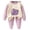Purple, variant on Dmsael Outfit Baby Girl Toddler Baby Girl Clothes 1T 2T 3T 4T 5T Fall Winter Outfits Contrast Color Long Sleeve Sweatshirt Pants Sets