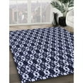 thumbnail image 3 of Ahgly Company Machine Washable Indoor Square Transitional Night Blue Area Rugs, 8' Square, 3 of 7
