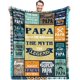 thumbnail image 1 of LHSHID Papa Gifts Blanket Gifts for Papa Papa Gifts from Grandchildren Papa Birthday Gifts Best Papa Gifts Birthday Gifts for Papa Dad Daddy Papa Gift Ideas Soft Throw Blanket 30"x40", 1 of 7