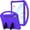 Purple, variant on HCTian Kids Case Compatible with NEC Lavie Tab T12-T1295 DAS 12.6"(2022) 12.1inch, Lightweight EVA Shockproof Cover w/Stand Shoulder Strap Protective Case