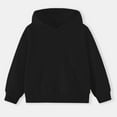 thumbnail image 6 of idosla Girl Boy Oversized Hoodies Fleece Pullover Sweatshirts Kids Fashion Casual Outfits Fall Winter Clothes (Black, 3-4 Years), 6 of 9