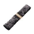 thumbnail image 4 of SRZYMJ Womens Plus Size Stretchy Waist Belts Metal Interlock Buckles Sequins Decor Belts for Dresses, 4 of 4