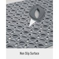 thumbnail image 4 of VUNATE Shower Mat Non Slip Bath Mat for Tub and Shower Floor Mat Machine Washable Bathtub Mat with Suction Cups and Drain Holes Shower Mat for Bathtub 15.5"x27.5" Dark Grey Bathroom Accessories, 4 of 7