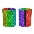 thumbnail image 2 of Wukai Glitter Rainbow Print Car Trash Can - Easy to Clean Hanging Garbage Bin - Removable Liner - Leak-Car Garbage Can - Waterproof Trash Can for Car and SUV, 2 of 7