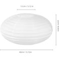 thumbnail image 2 of shiyou-Large Collapsible Rice Paper Pendant Light - White Ceiling Mount Lamp Shade, 2 of 4
