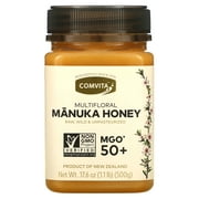 Comvita Raw, Multifloral Manuka Honey, MGO 50+, 17.6 oz (500 g)