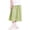 Green, variant on KyCheLot Kids Girls Solid Color Capris Pants Summer Pleated Wide Leg Elastic Waist Pants Comfy Fashion Skirts Pants