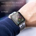 thumbnail image 3 of Hard PC Case For  Watch Series 6 SE Series 5 Series 4 40/44mm Watch Case with Tempered Glass Screen Protector, 3 of 8
