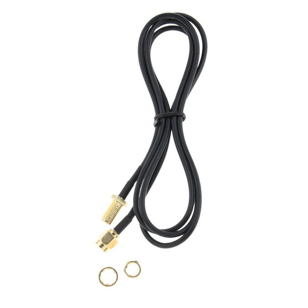 Cable De Cable Coaxial Con Extension RP SMA Para Antena WiFi Para Enrutador Wi 1M 10M Baoblaze Cable de extension de antena Walmart en linea