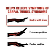ACE Brand Carpal Tunnel Wrist Stabilizer, Right Wrist, Firm Stability, All Day Wear, 1 Support