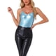 thumbnail image 1 of CAMISETA METÁLICA SIN MANGAS DE MUJER INSPIRE CHIC CON TIRANTES DE ESPAGUETI Y ESPALDA DESCUBIERTA M AZUL BRILLANTE, 1 of 6