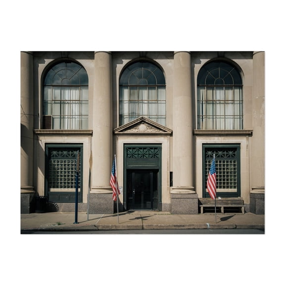 Olyphant Architectural - Olyphant Pennsylvania Photography Unframed Wall Art Print 5 x 7 inches