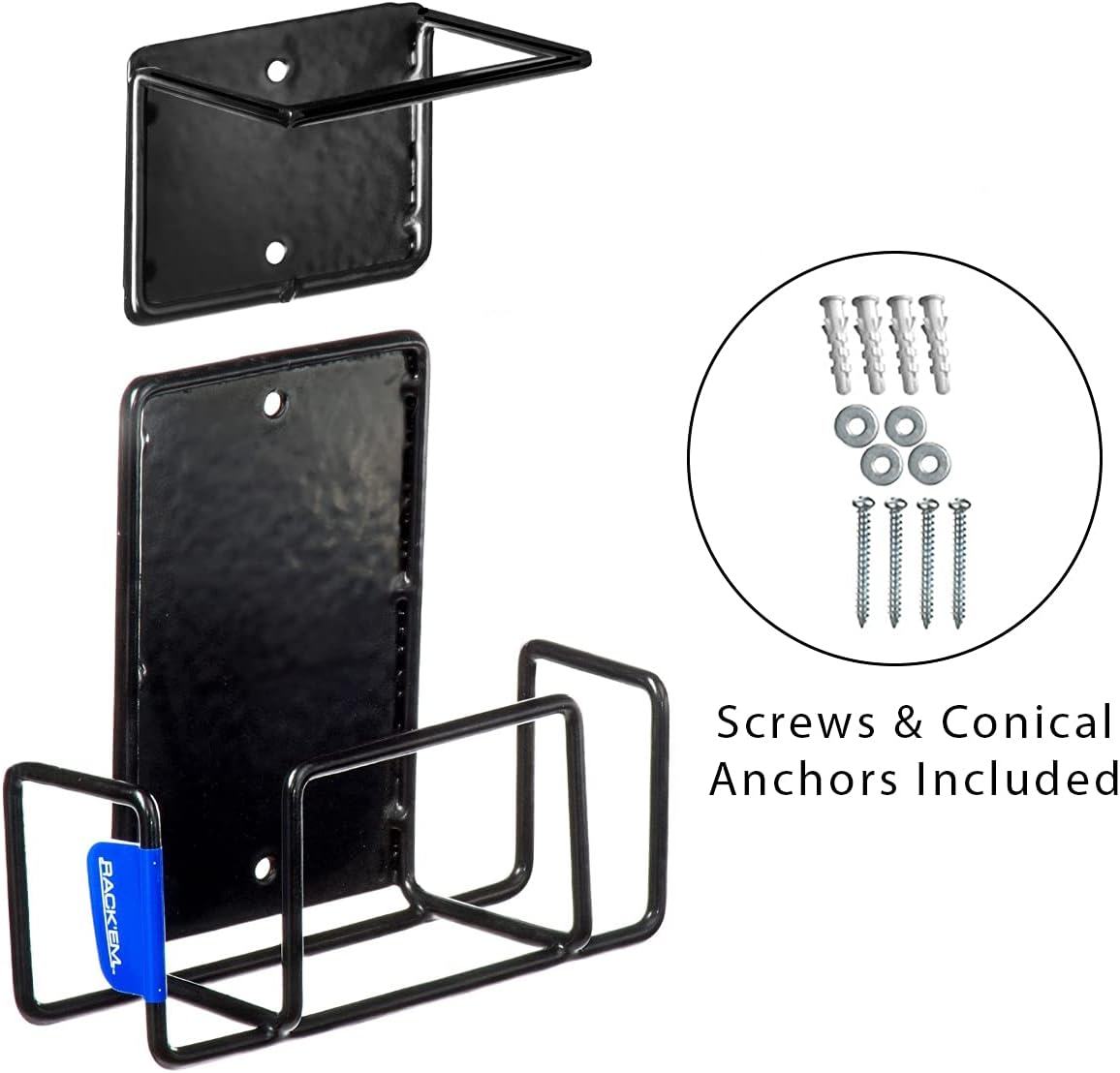 Rack'Em Racks Mount Anywhere Vertical Rifle Rack Black