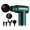 green, variant on Draagbaar fasciaal massagepistool Elektrisch percussiepistool Massager Lichaamsontspanning met LED-touchscreen 4 vervangbare massagekop